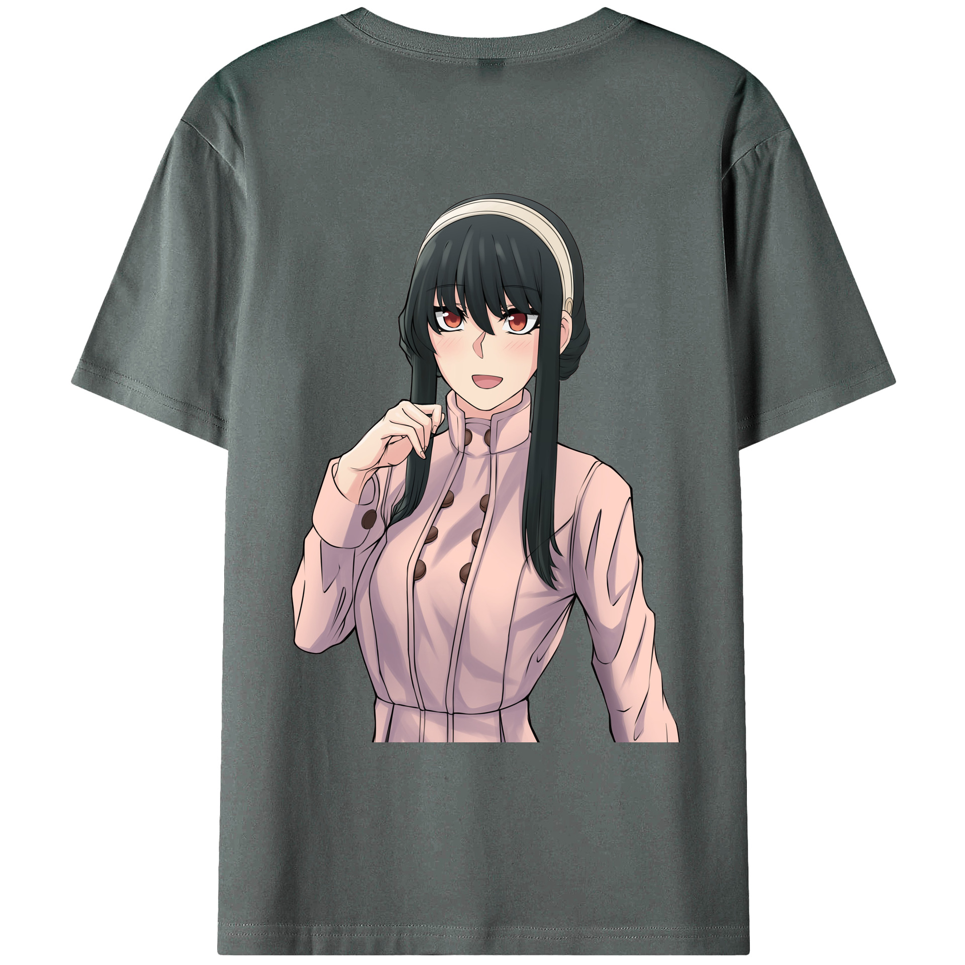 （画像用） SPY×FAMILY间谍家家酒 綿100％ メンズ半袖Tシャツ（バックプリント） 通気性